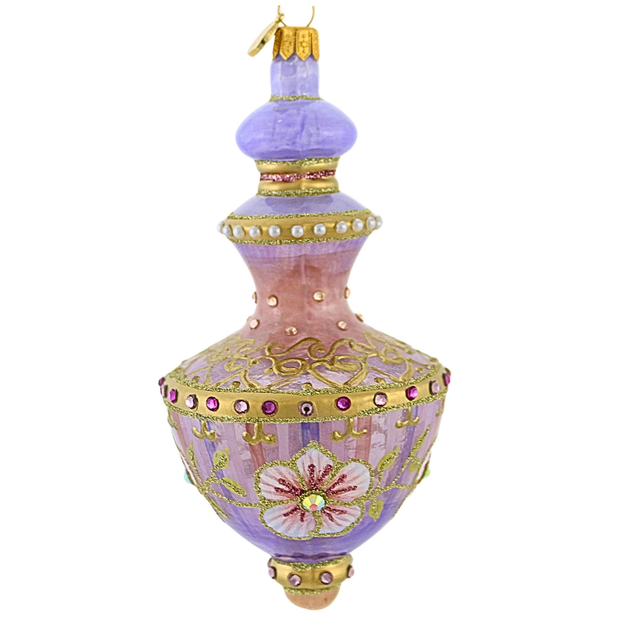 Glitter Lab Floral Flacon Translucent Hourglass Drop - - SBKGifts.com
