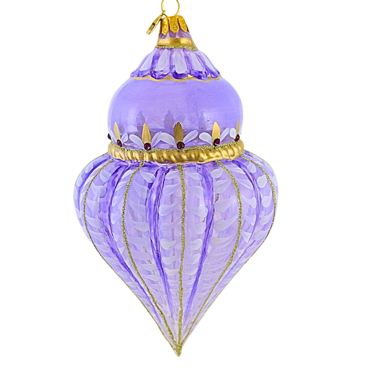 68059 Pastel Knitted Lilac Fluted Drop 4072PJL