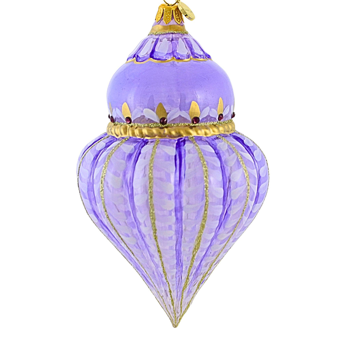 Glitter Lab Pastel Knitted Lilac Fluted Drop - - SBKGifts.com