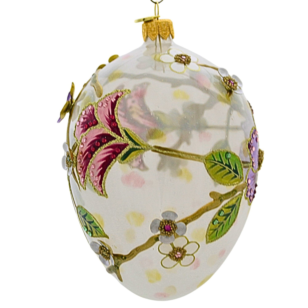 Glitter Lab Translucent Apple Blossom Egg - - SBKGifts.com