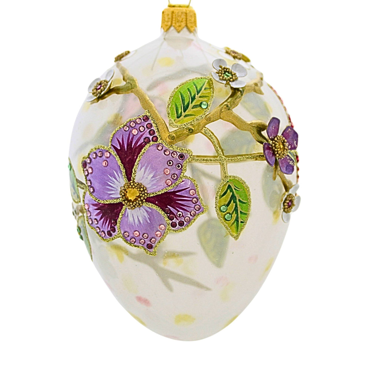 Glitter Lab Translucent Apple Blossom Egg - - SBKGifts.com