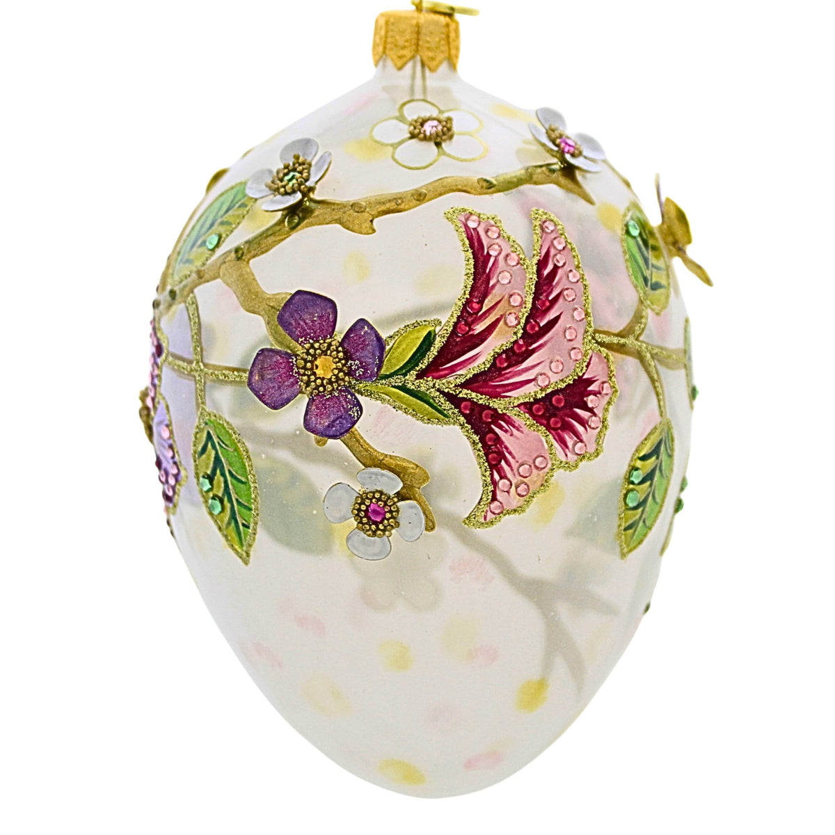 Glitter Lab Translucent Apple Blossom Egg - - SBKGifts.com