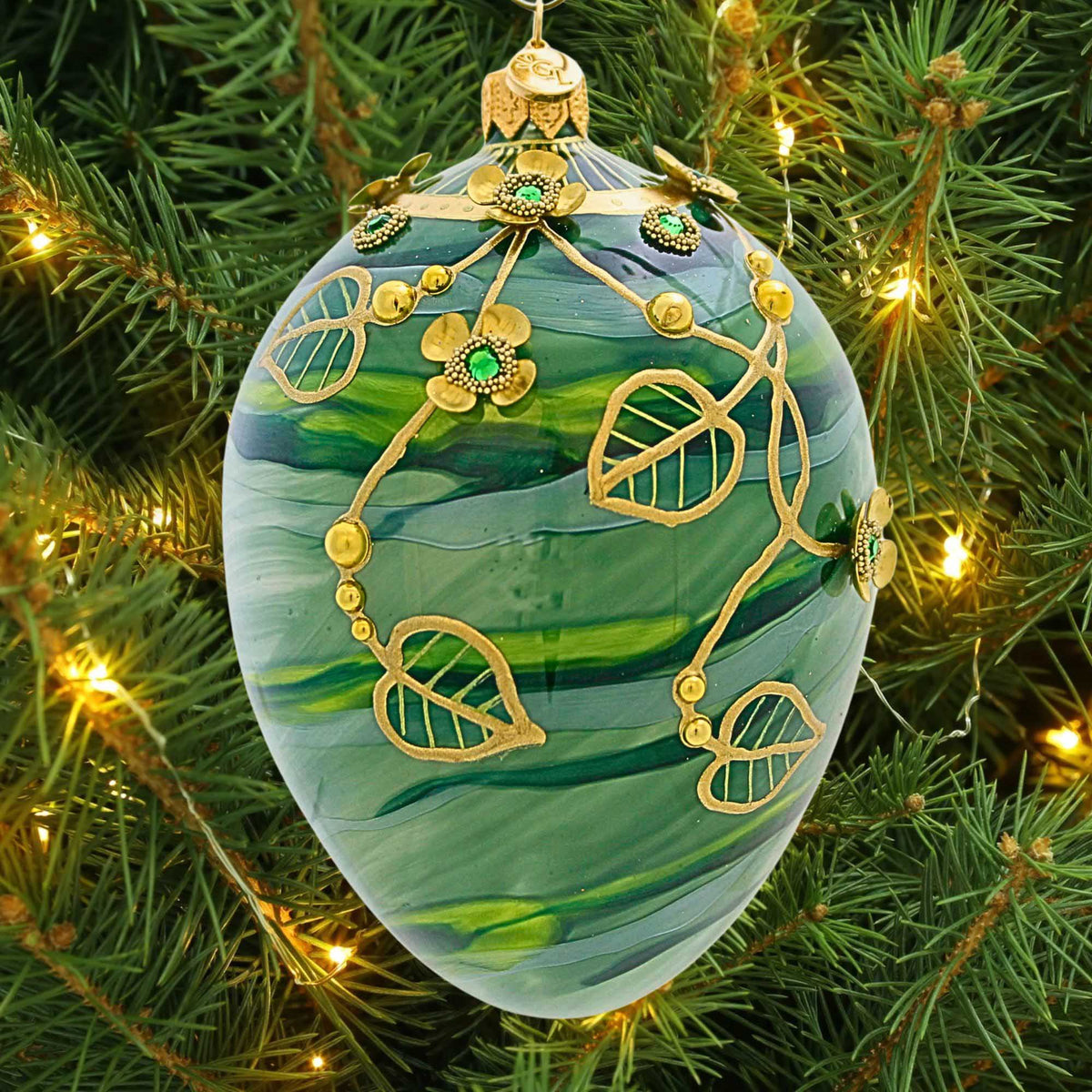 Glitter Lab Precious Stones Green Agate - - SBKGifts.com