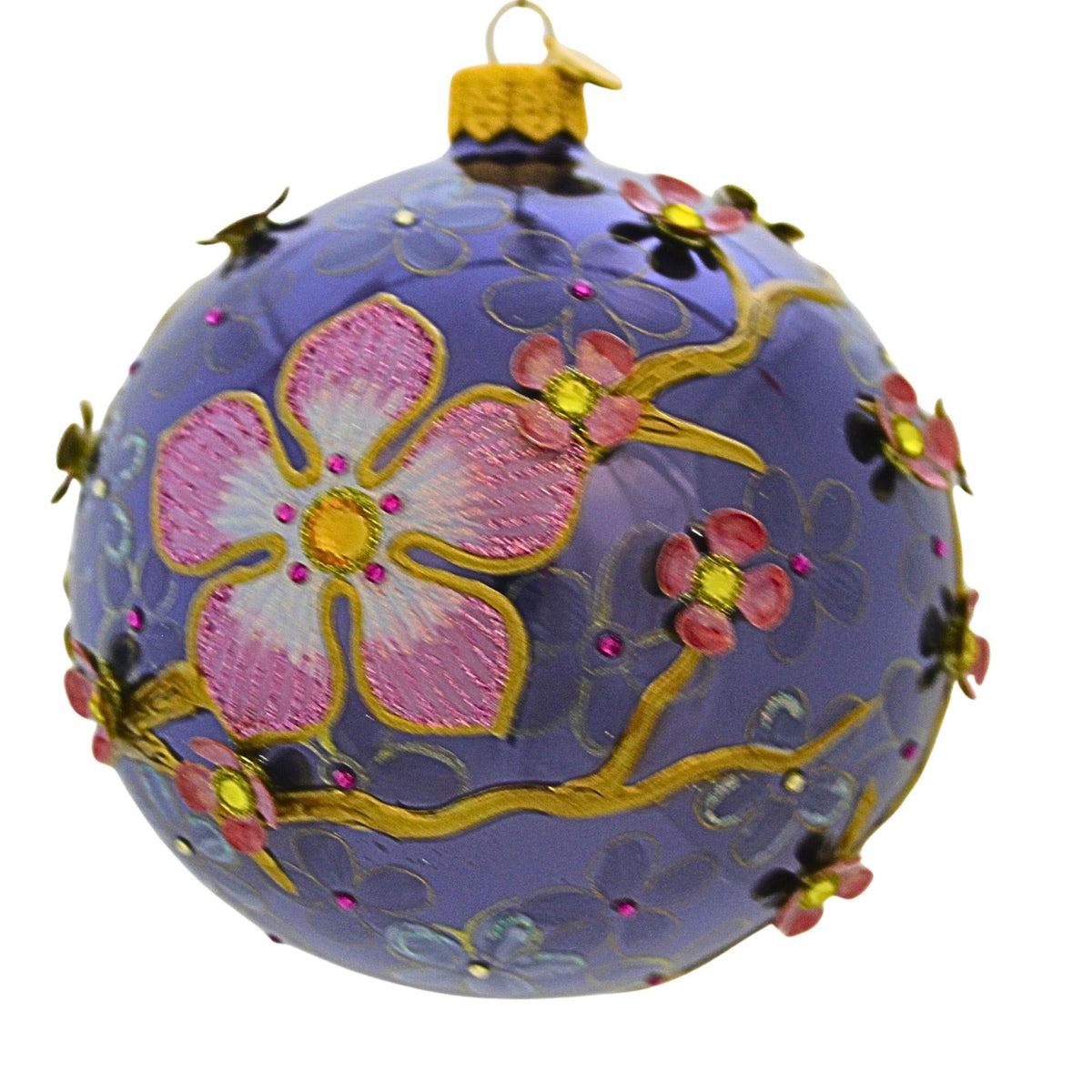 Glitter Lab Floral On Stormy Sky - - SBKGifts.com