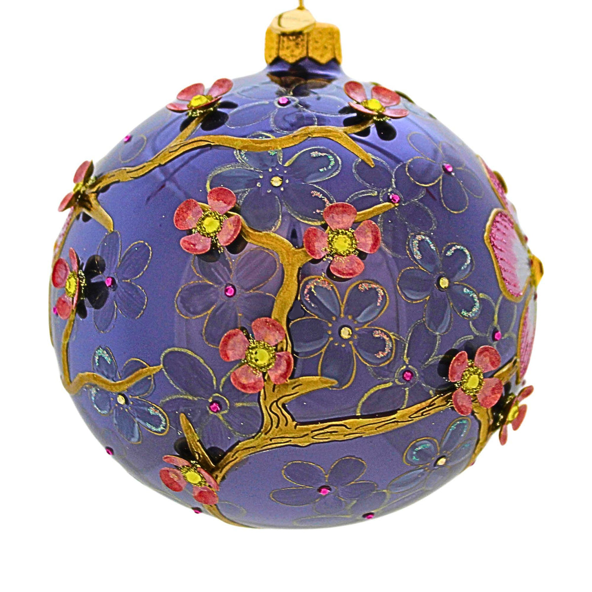 Glitter Lab Floral On Stormy Sky - - SBKGifts.com