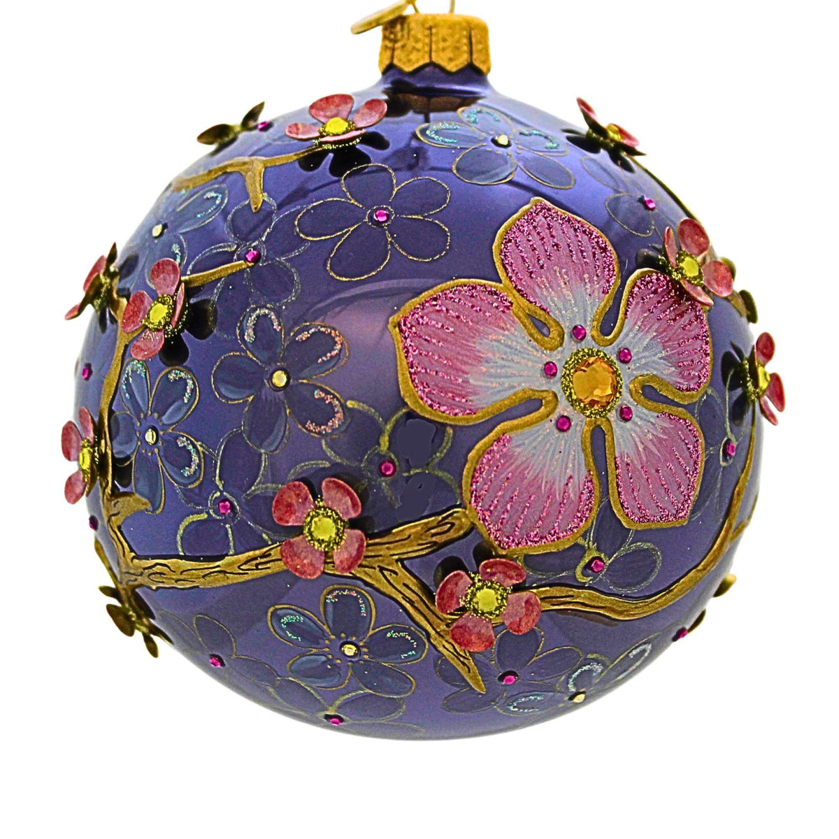 Glitter Lab Floral On Stormy Sky - - SBKGifts.com