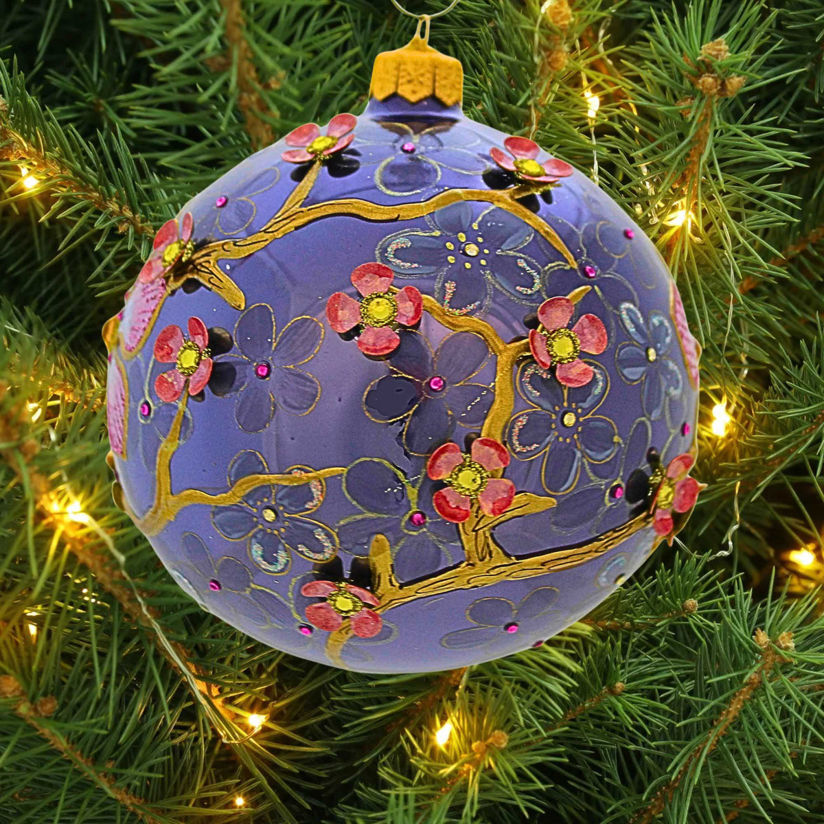 Glitter Lab Floral On Stormy Sky - - SBKGifts.com