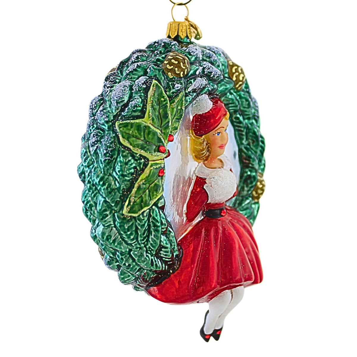 Glitter Lab Christmas Lady Holiday - - SBKGifts.com