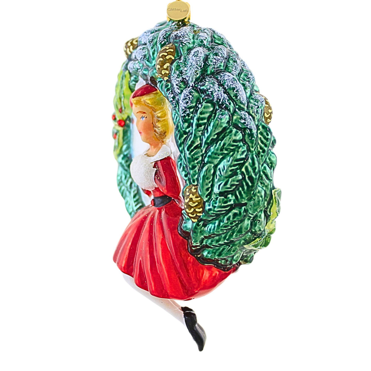 Glitter Lab Christmas Lady Holiday - - SBKGifts.com