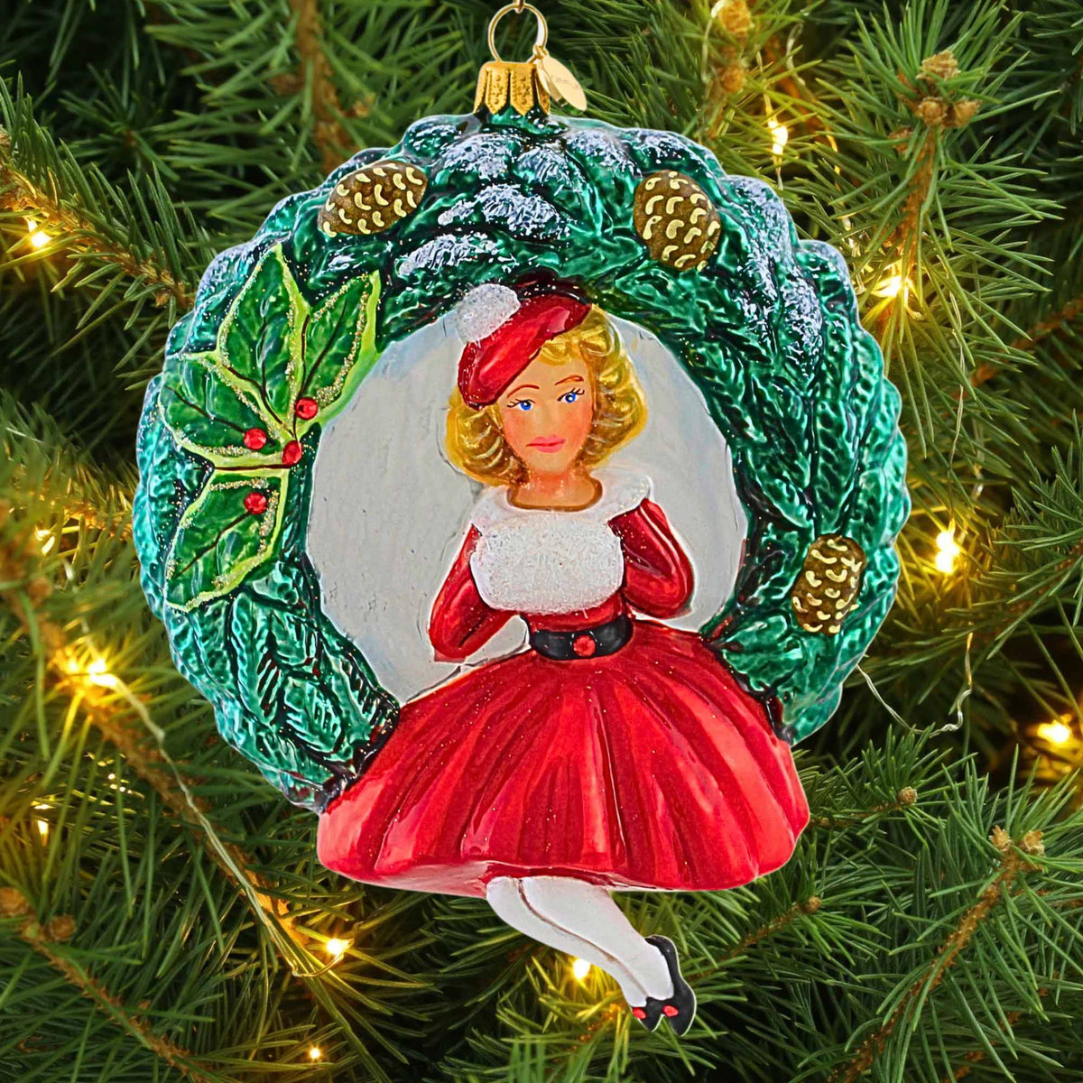 Glitter Lab Christmas Lady Holiday - - SBKGifts.com