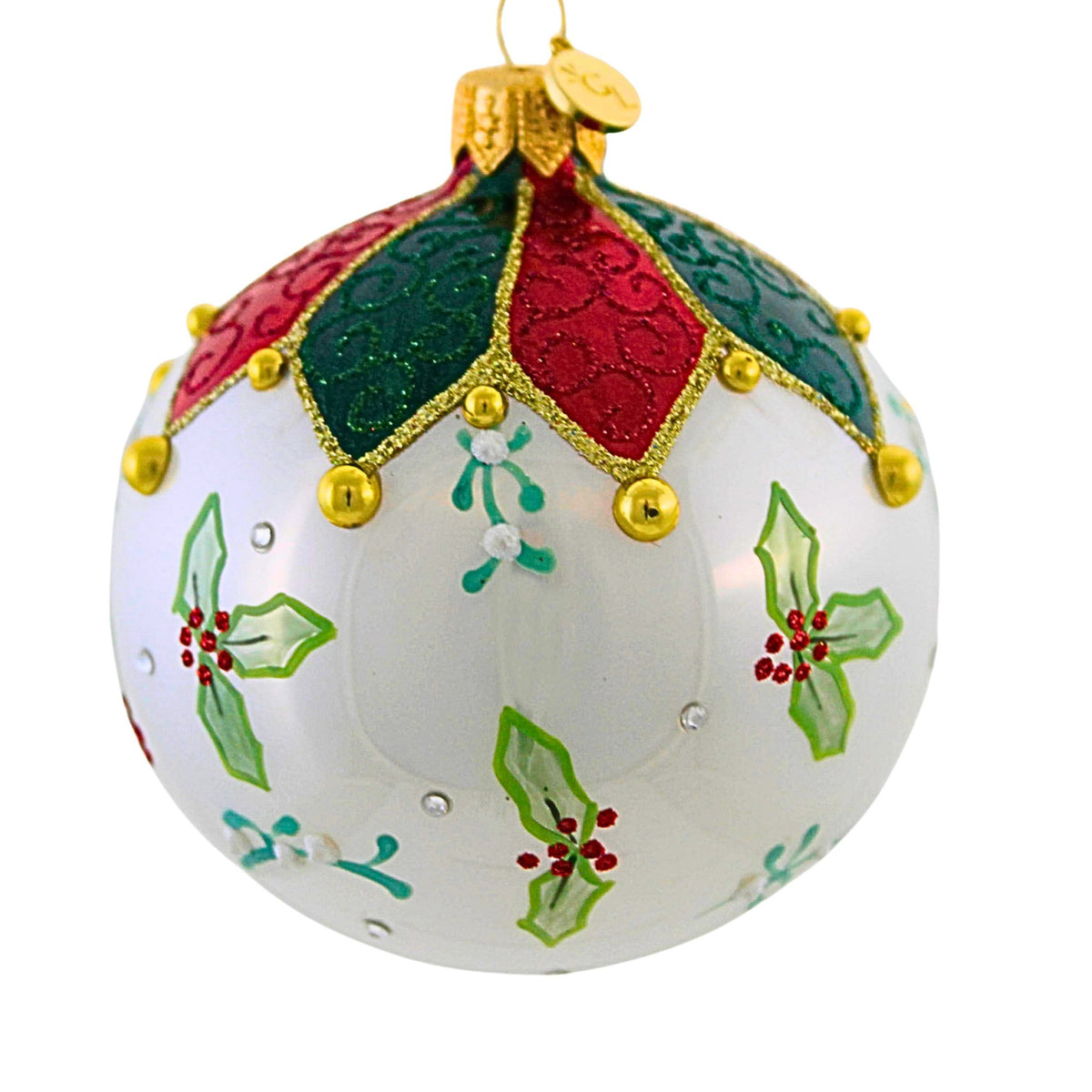 Glitter Lab Jacquard Mistletoe - - SBKGifts.com