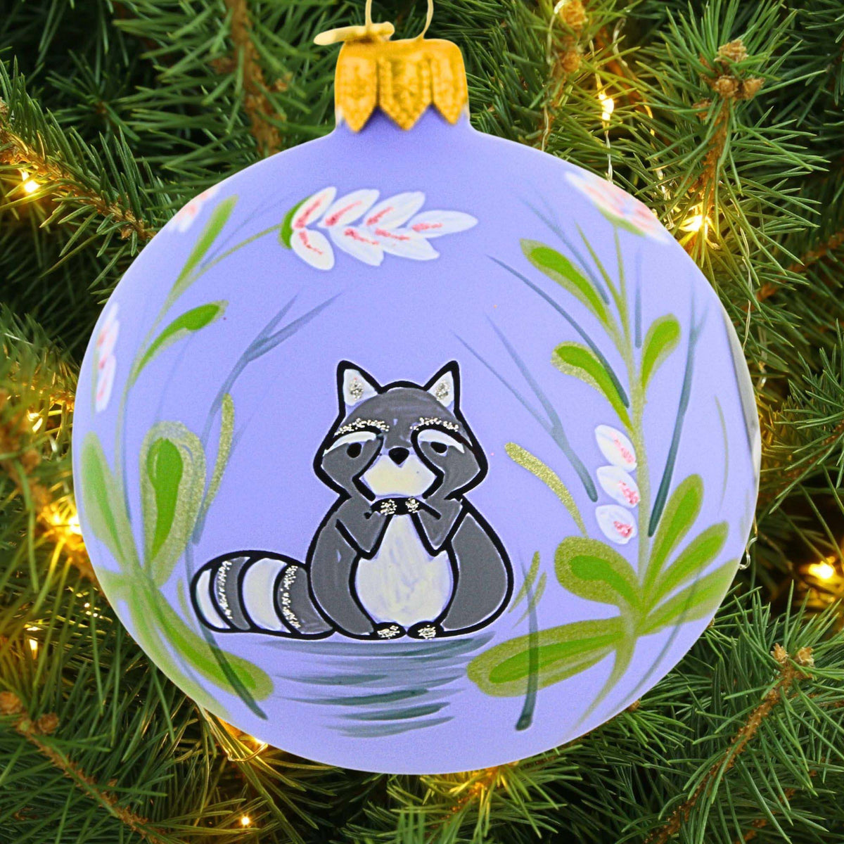 Glitter Lab Pastel Woodland Raccoon - - SBKGifts.com