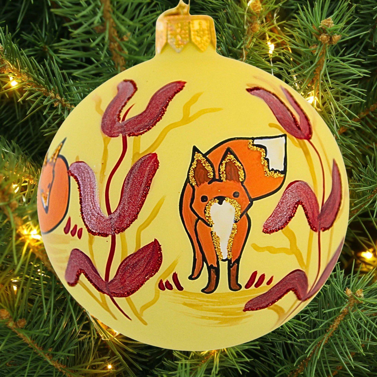 Glitter Lab Pastel Woodland Fox - - SBKGifts.com