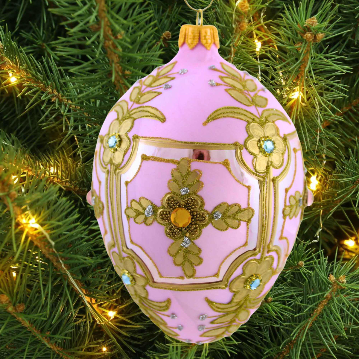 Miss Christmas Delicate Pink & Gold - - SBKGifts.com