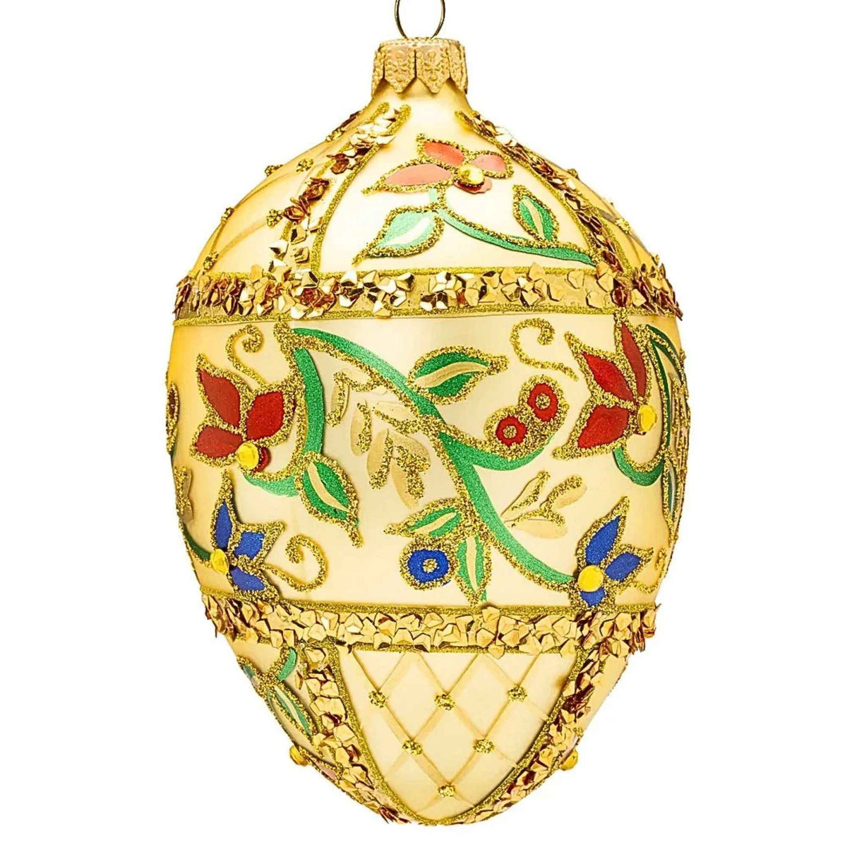 Miss Christmas Enchanted Garden Gold Faberge - - SBKGifts.com