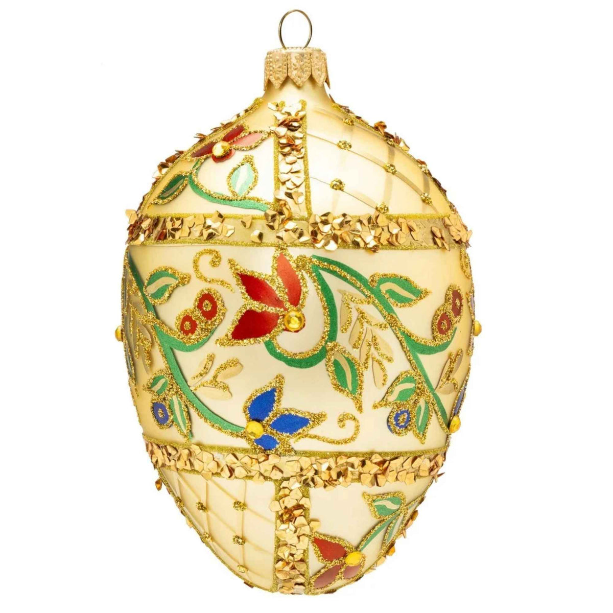 Miss Christmas Enchanted Garden Gold Faberge - - SBKGifts.com