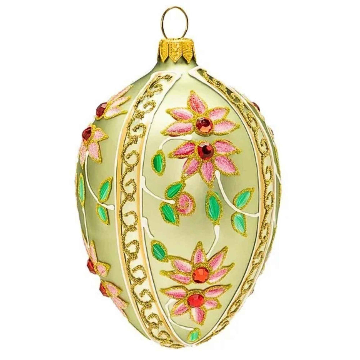 68393 Blush Pink & Green Faberge PC2606
