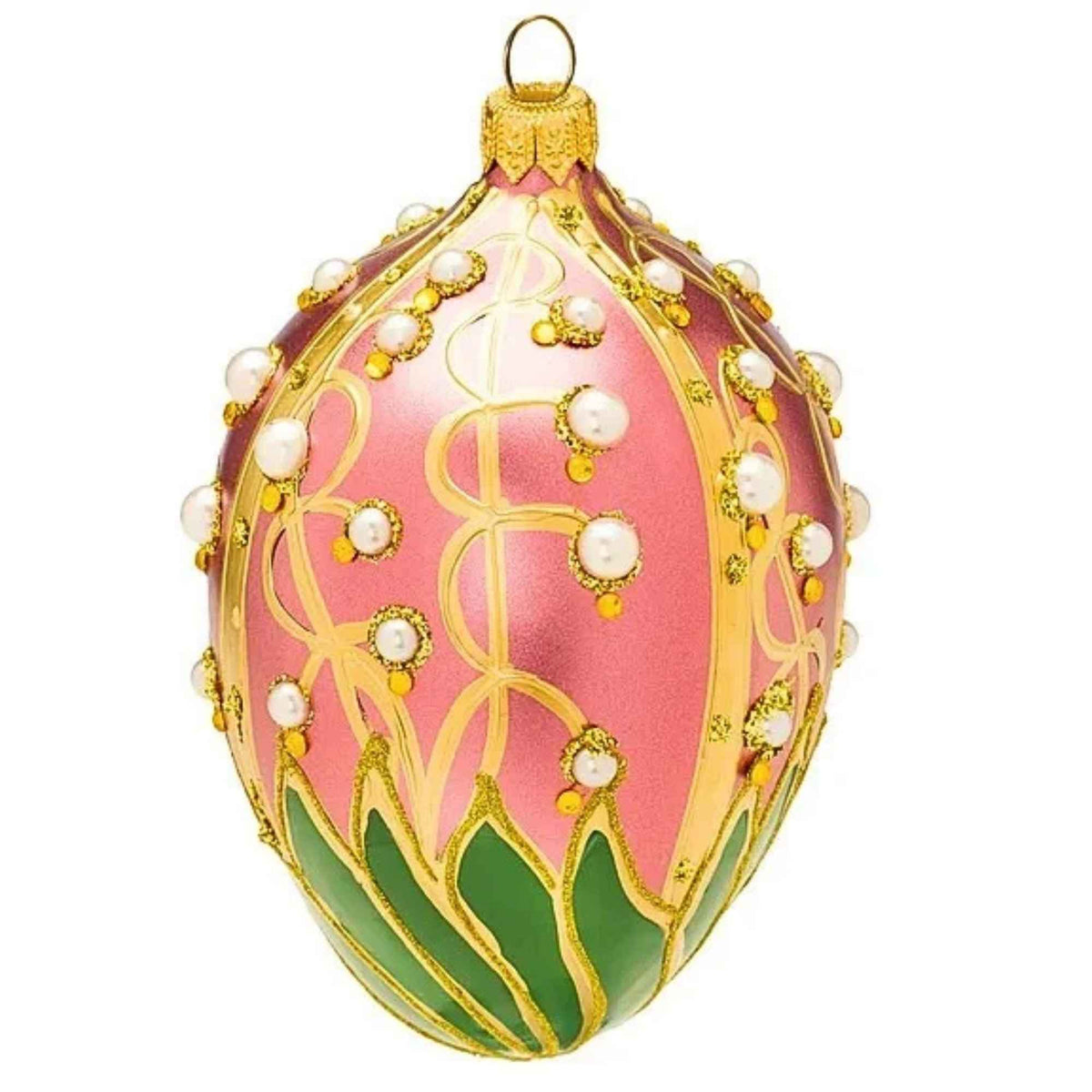 Miss Christmas Lily Of The Valley Faberge In Dusty Rose - - SBKGifts.com