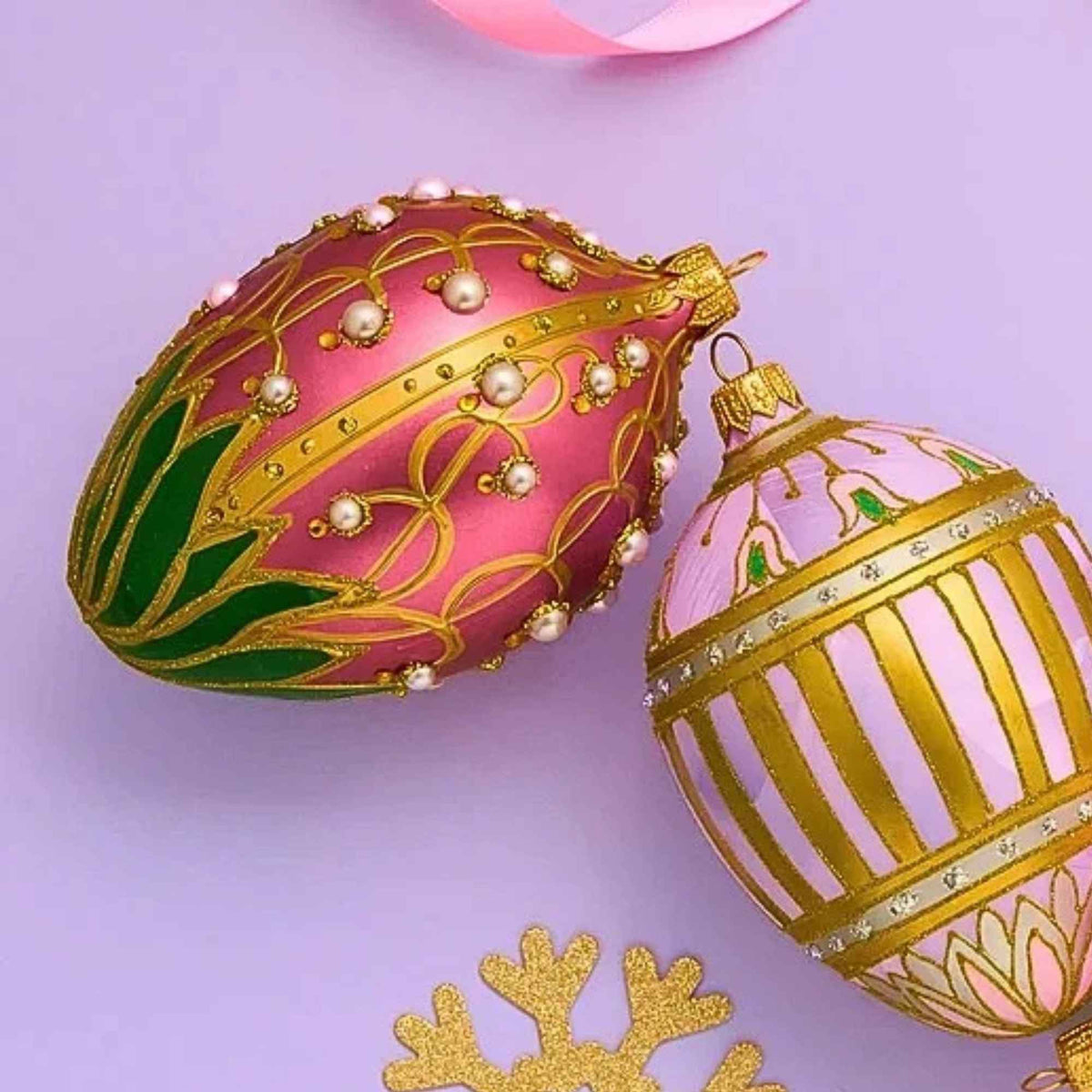 Miss Christmas Lily Of The Valley Faberge In Dusty Rose - - SBKGifts.com