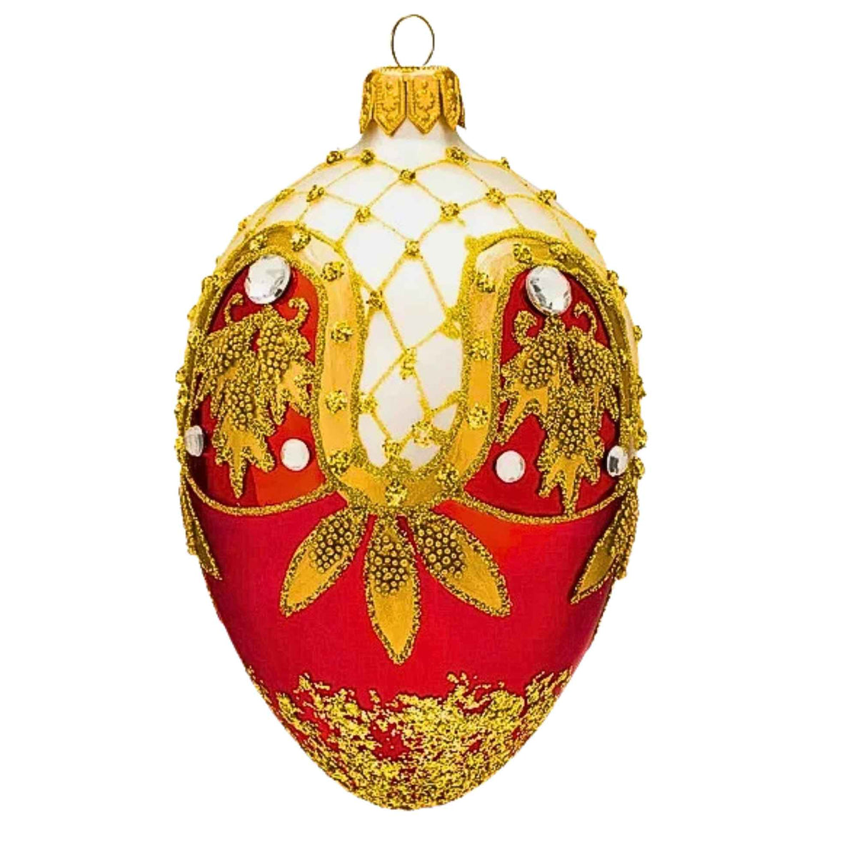 68400 Small Red & Gold Faberge PC2613
