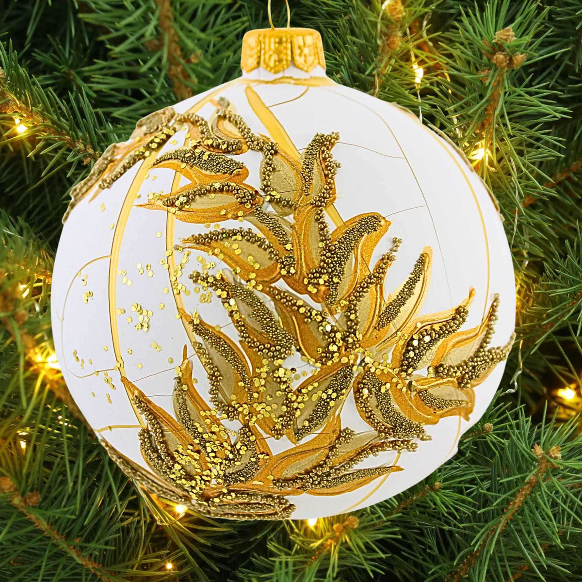 Miss Christmas Dancing Lilies Bauble - - SBKGifts.com