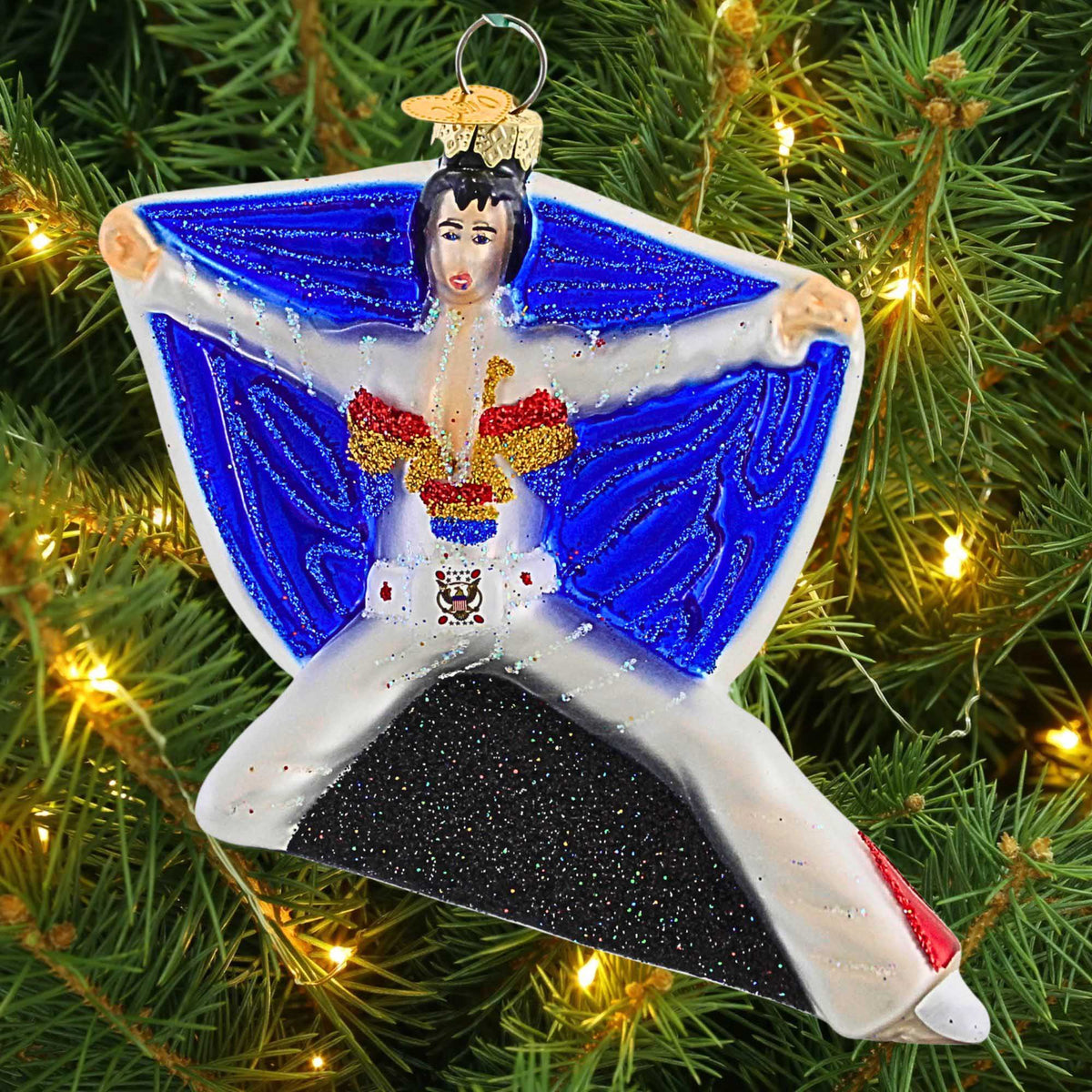 Old World Christmas Elvis In Eagle Jumpsuit - - SBKGifts.com