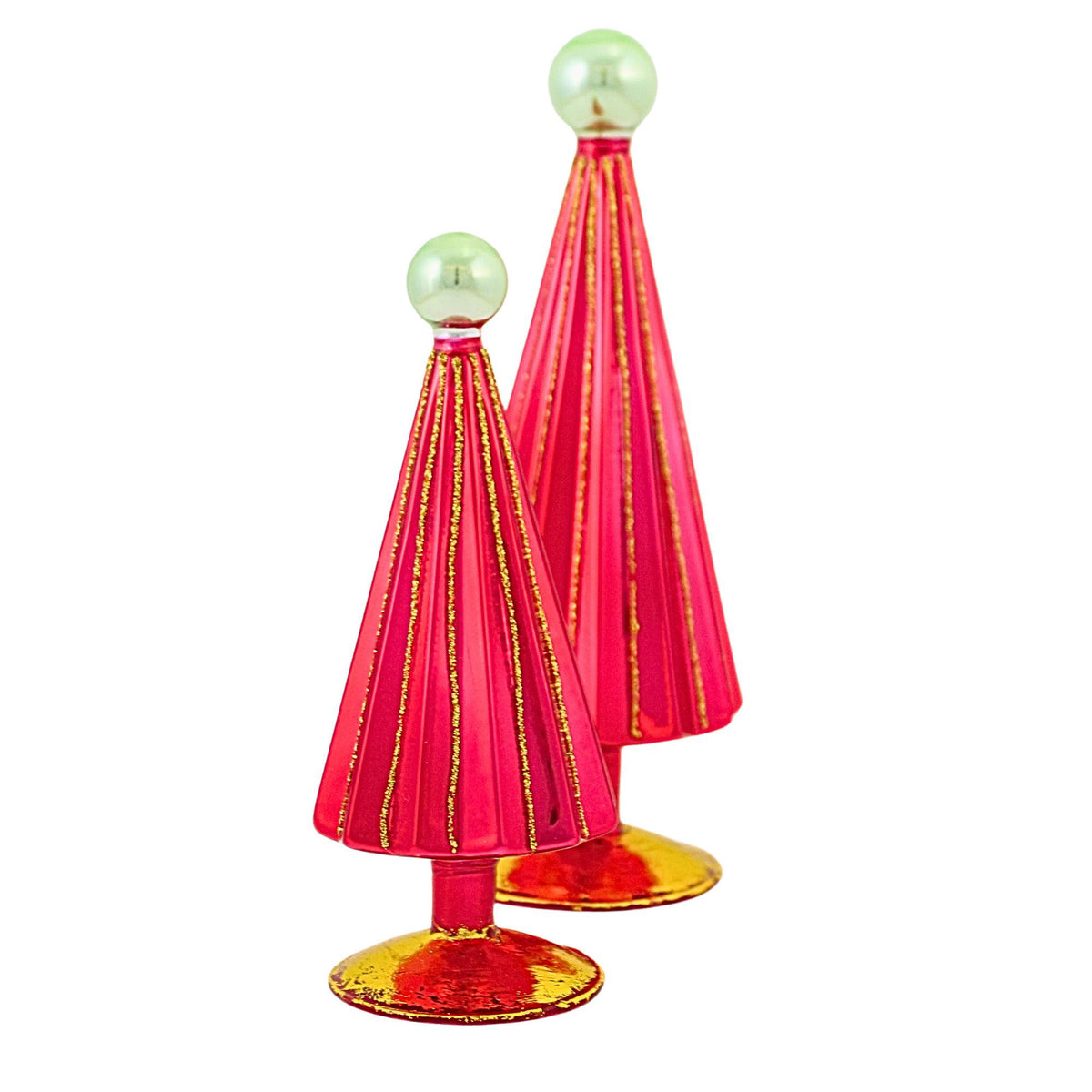 68472 Pleated Small Tree Set CD1845SRG RED/GREEN