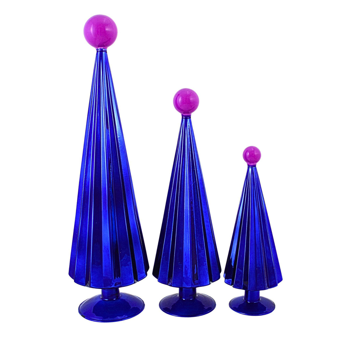 Cody Foster Bue/Pink Pleated Tree Set - - SBKGifts.com