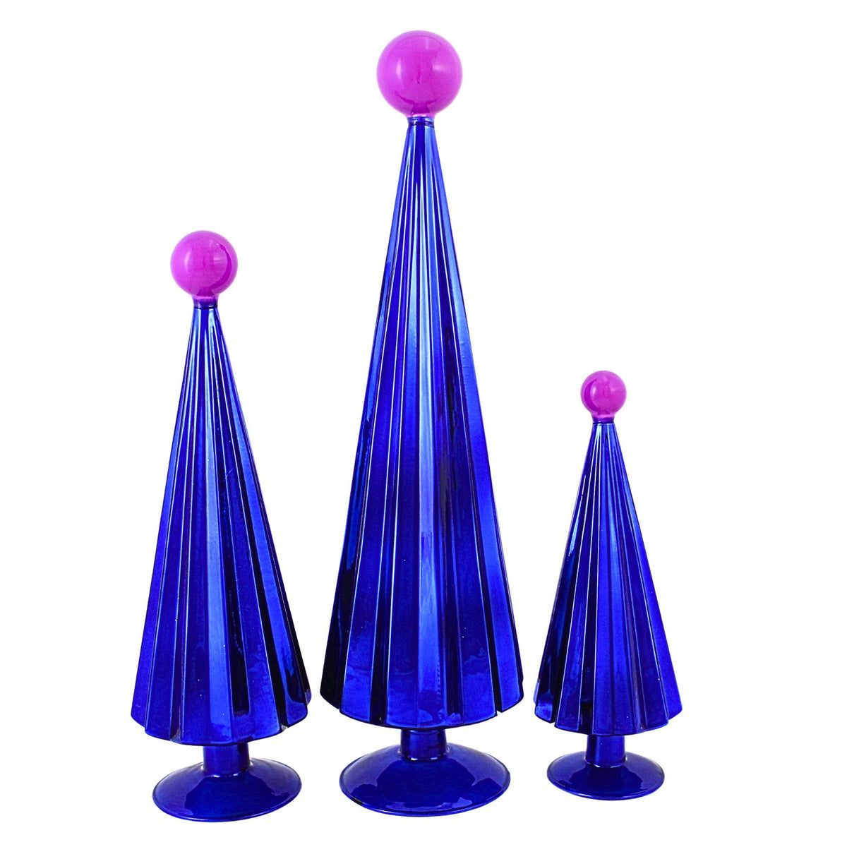 Cody Foster Bue/Pink Pleated Tree Set - - SBKGifts.com