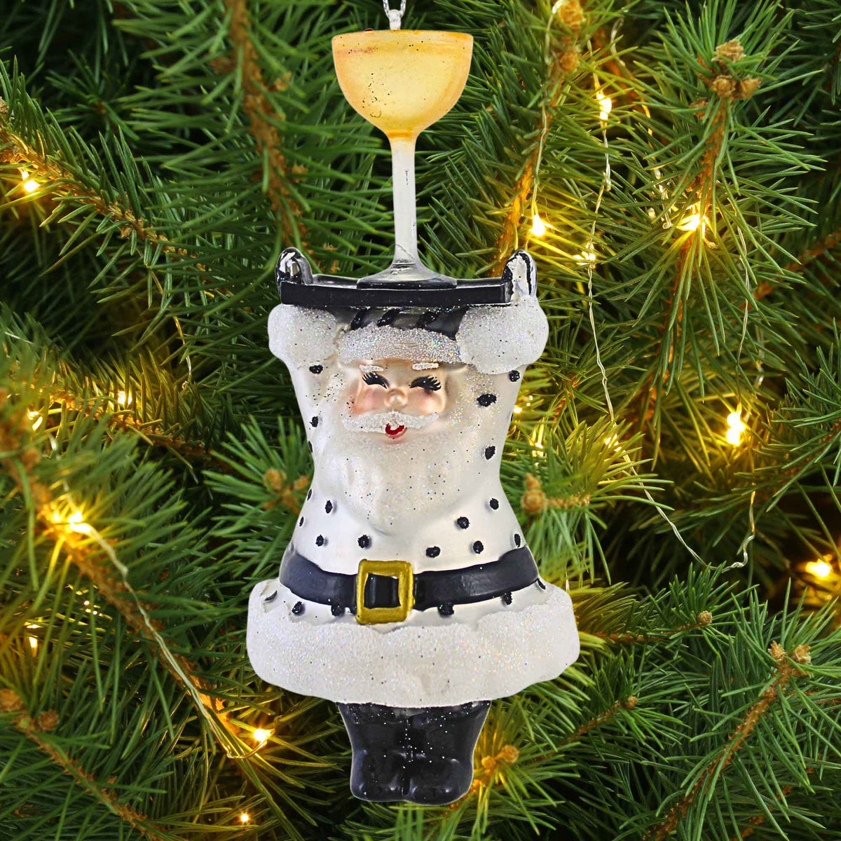 Raz Imports Champagne Service Santa - - SBKGifts.com