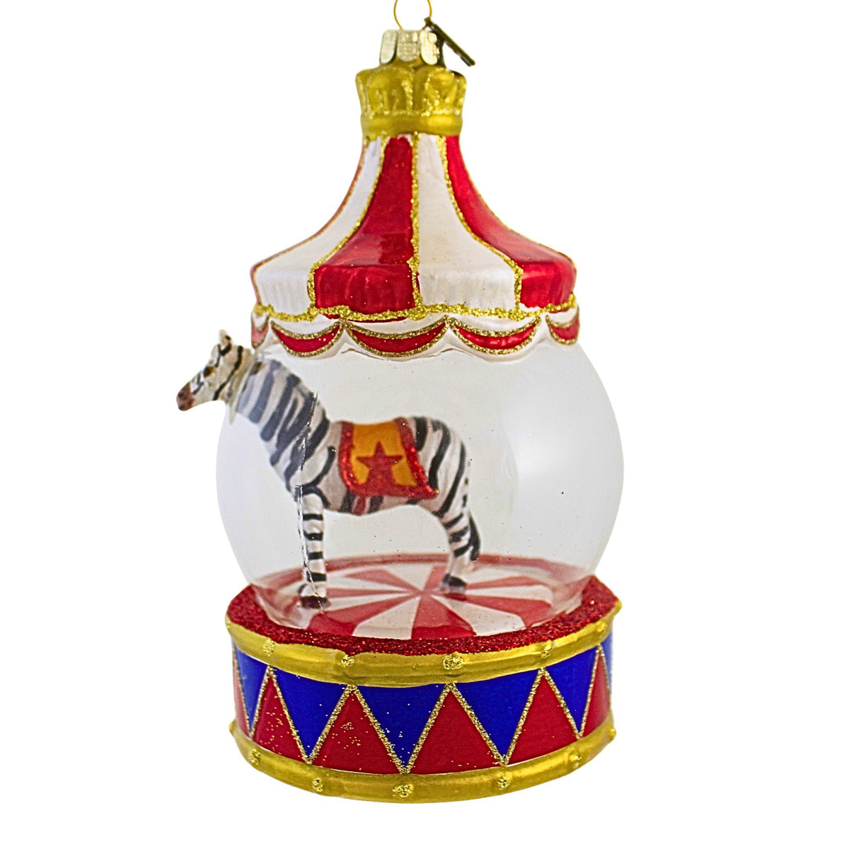 68565 Carnival Stripes Globe Ornament 4653228