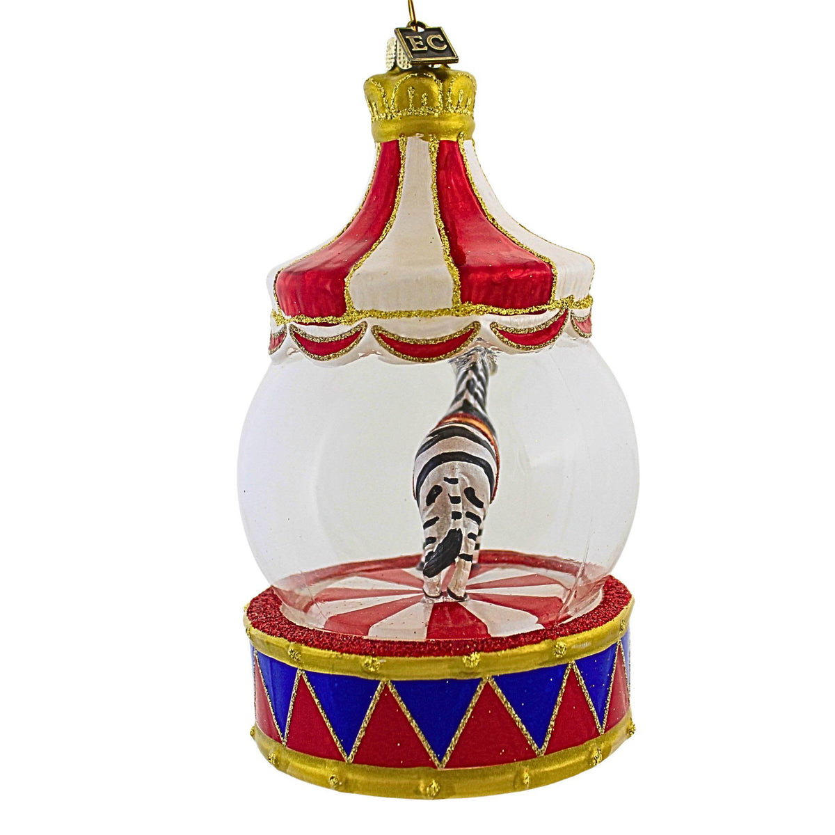 Eric Cortina Collection Carnival Stripes Globe Ornament - - SBKGifts.com