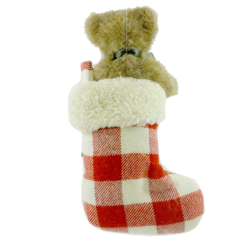 Boyds Bears Mickelby Woolbeary In Stocking - - SBKGifts.com