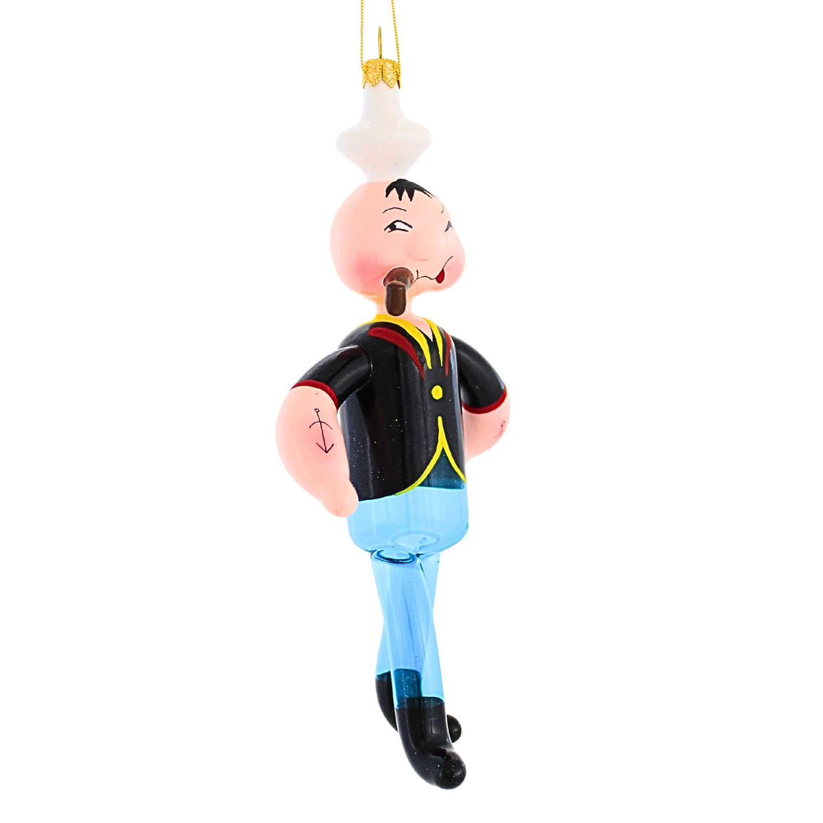 De Carlini Italian Ornaments Popeye The Sailor - - SBKGifts.com