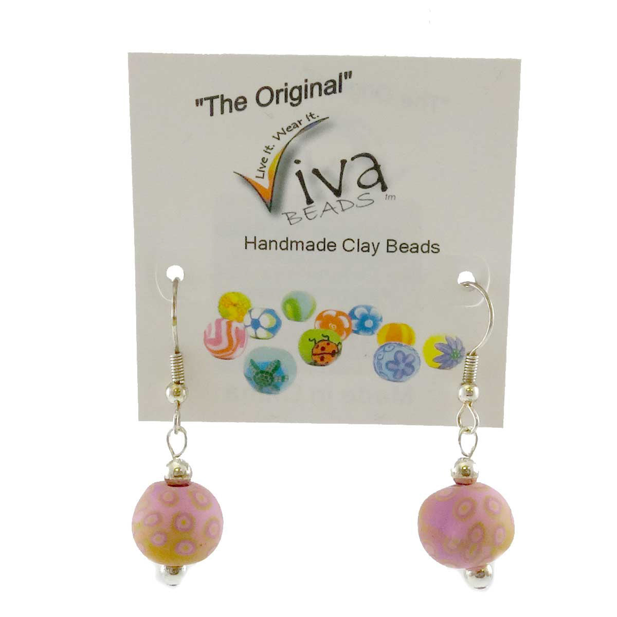 (7122) Raspberry Kiss Chunky Ball Earrings