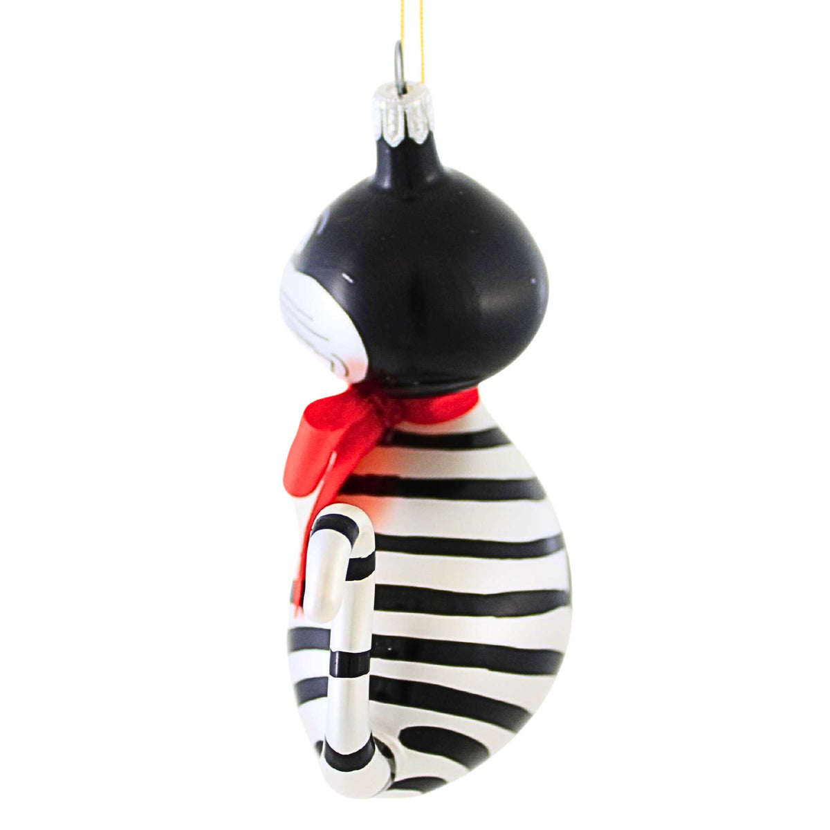 De Carlini Italian Ornaments Cheshire Cat With Ribbon - - SBKGifts.com