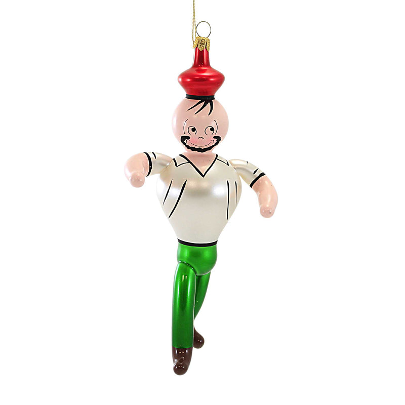 De Carlini Brutus Glass Ornament Popeye Cartoon Italian Om4304m (7180)