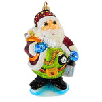 Christopher Radko Night Watch Santa Blown Glass Ornament Christmas Pocket (718)