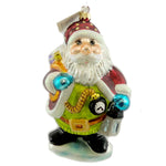 Christopher Radko Night Watch Santa Blown Glass Ornament Christmas Pocket (718)