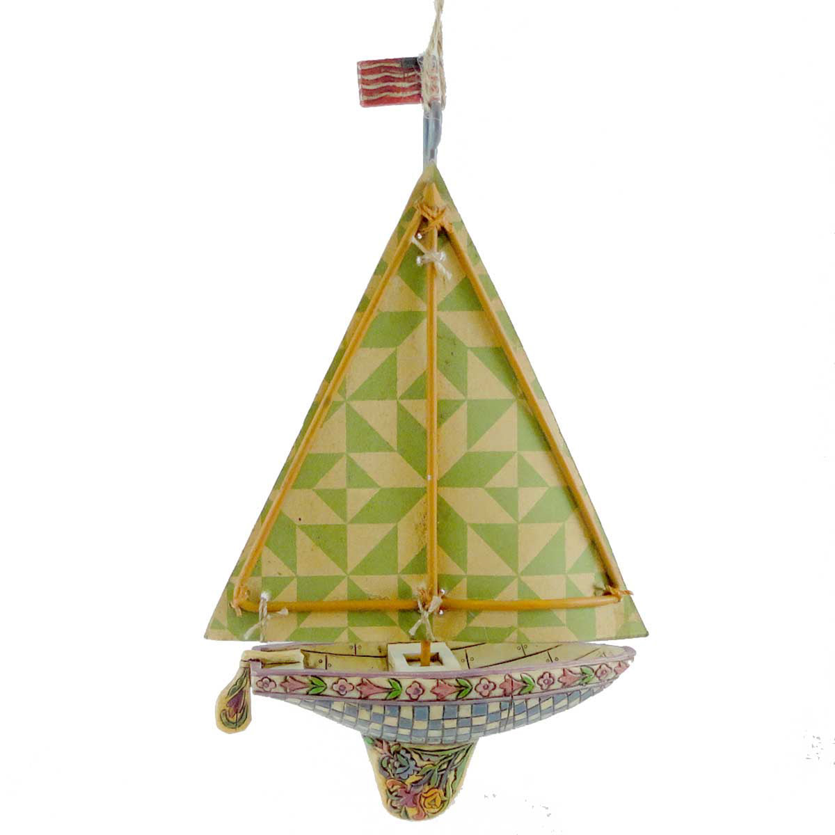Jim Shore Sailboat Ornament - - SBKGifts.com