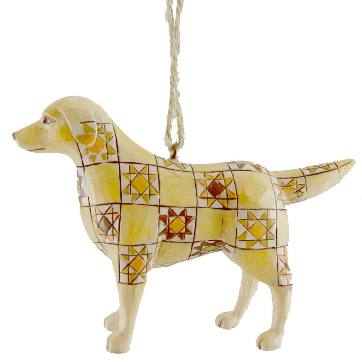 Jim Shore Golden Retriever Dog Ornament - - SBKGifts.com
