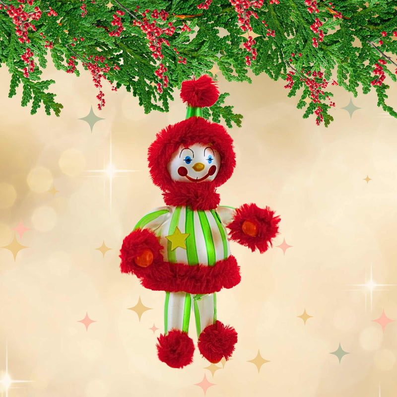 De Carlini Italian Ornaments Spearmint Candystripe - - SBKGifts.com
