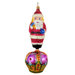 Royal  Claus - 1 Glass Ornament 7.00 Inch, Glass - Ornament Santa Crown Christmas 970860 (741)