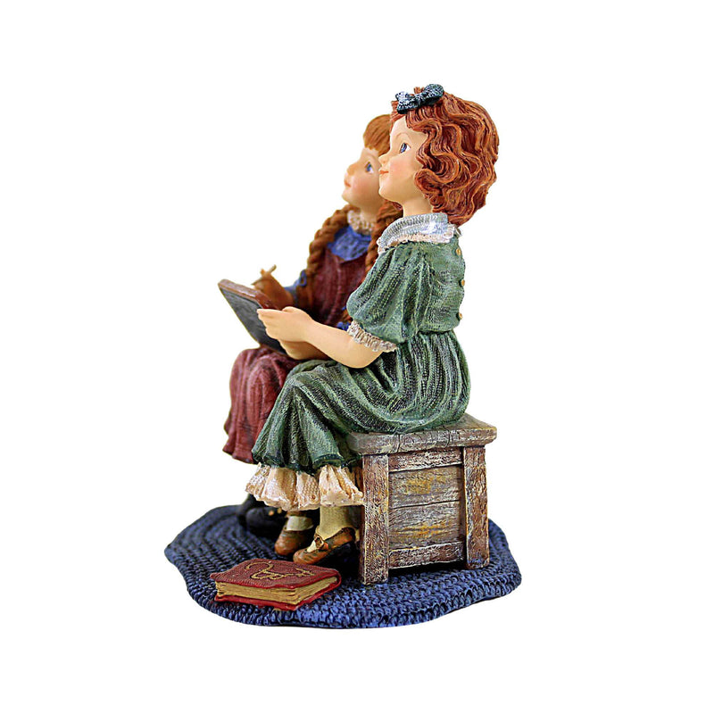 Boyds Bears Resin Amelia & Colleen...Playing School - - SBKGifts.com