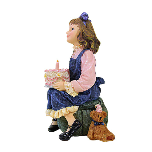 Boyds Bears Resin Kaitlyn Make A Wish - - SBKGifts.com