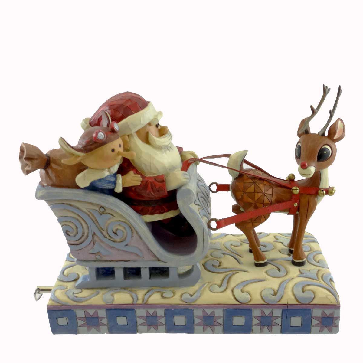 Jim Shore Rudolph Deluxe Musical Figurine - - SBKGifts.com