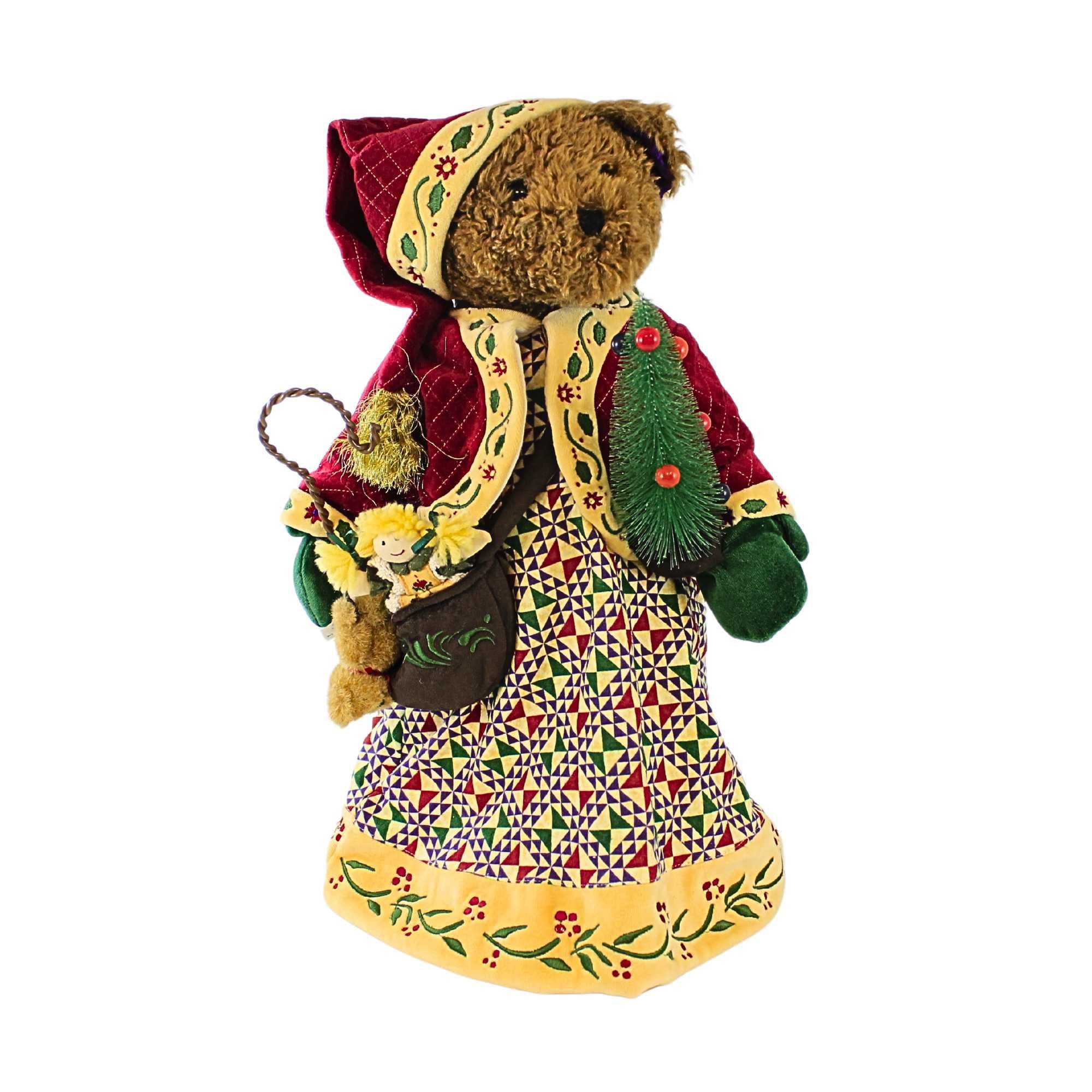 Boyds Bears Plush 18.00In Bearing Gifts Polyester Christmas Teddy Bear Jim Shore 4014709 SBKGifts