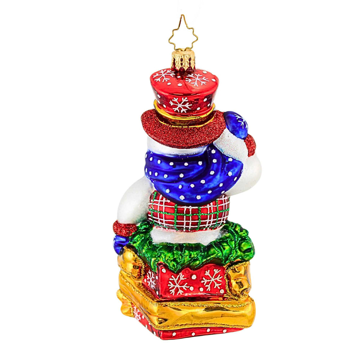 Christopher Radko Snowy Parcel Pal - - SBKGifts.com