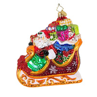 (8430) Christopher Radko Company Dutiful Driven, 5.00 Inch, Store Exclusive Ornament 1014819
