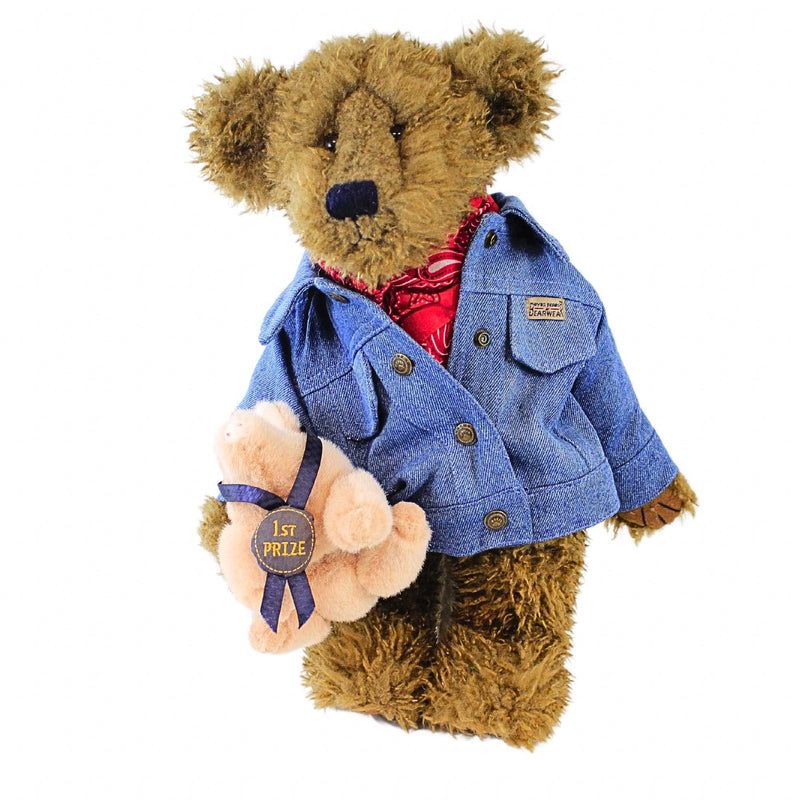 (8441) Boyds Bears Plush Billy Ray Beanster & Petey Porker, 16.00 Inch, Uptown Limited Teddy Bear 900207